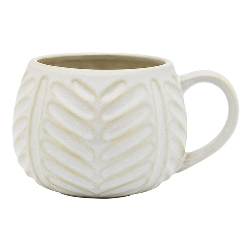 Fossil Mugs - Chalk - Set Of 4 330ml
