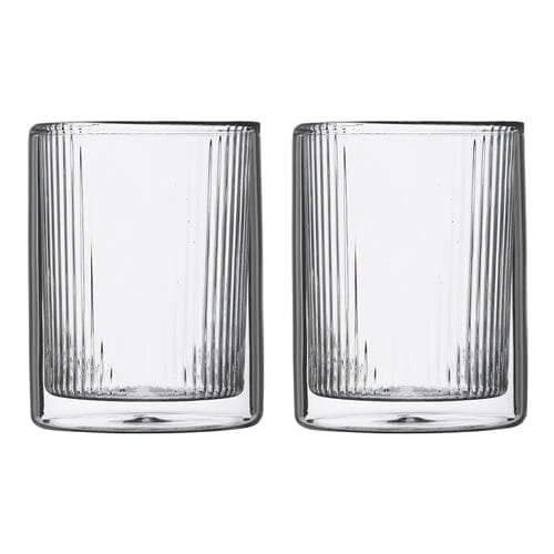 Ecology Infuse Set Of 2 Double Wall Latte Cups 260ml Mugs - Cups & Saucers The Cooks Kitchen 