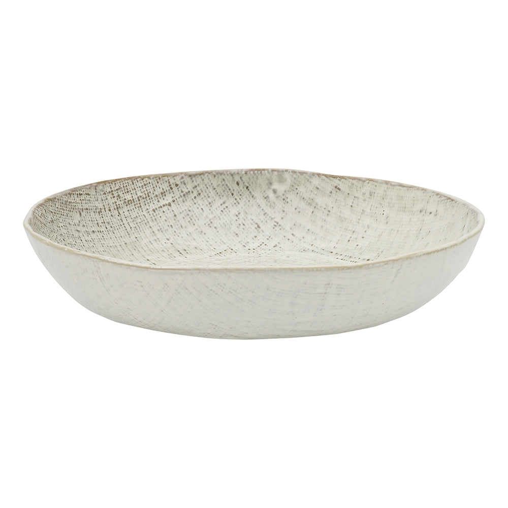 Ecology Linen Dinner Bowl - Birch 22.5cm