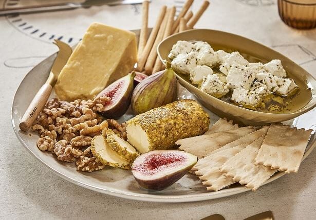 Ecology Linen Serving Plate - Birch 33cm Serving Platters The Cooks Kitchen 