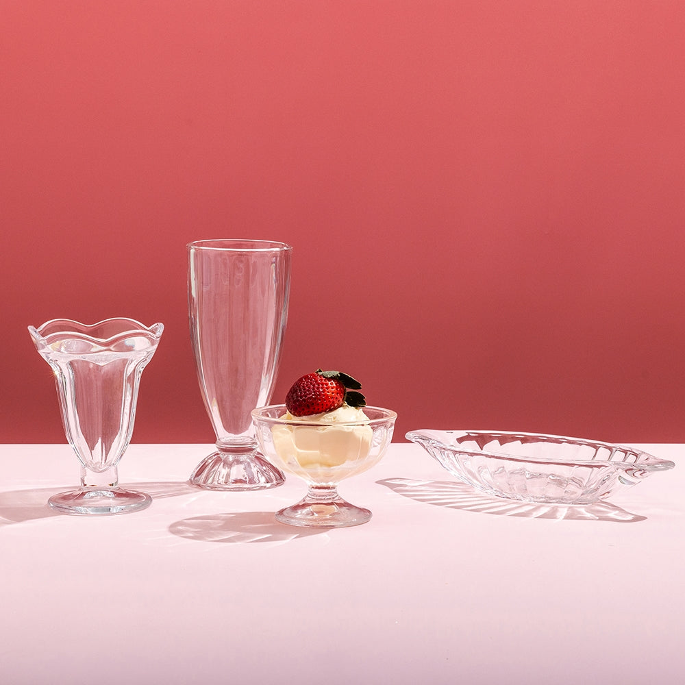 Porto Dessert Milkshake Glasses 340ml Set Of 4