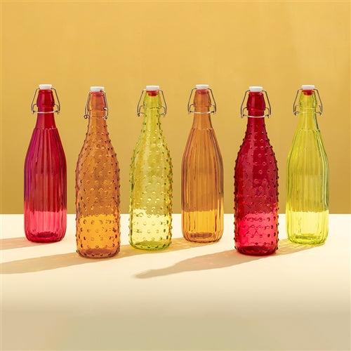 Pop Bottle - 900ml Dot Lime
