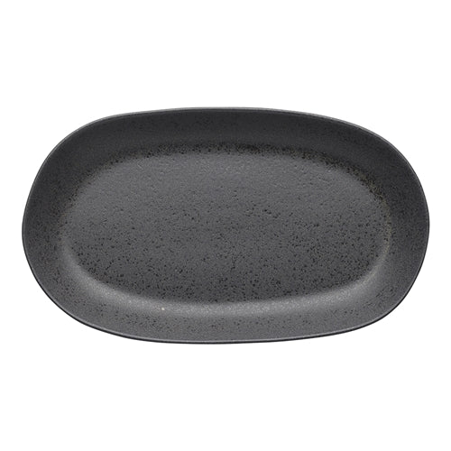 Ecology Shallow Oval Bowl 36 X 21cm - Stone