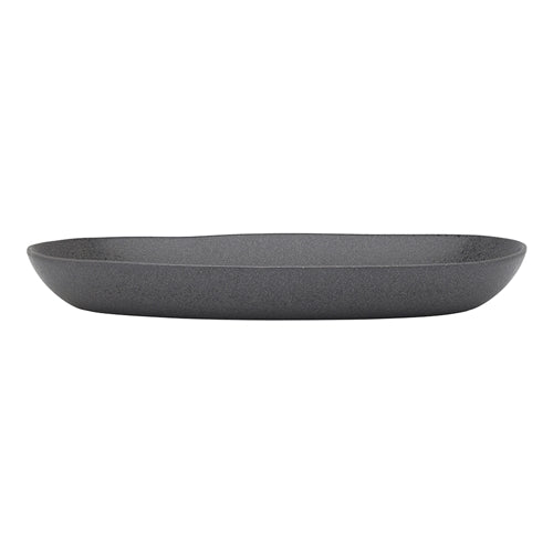 Ecology Shallow Oval Bowl 36 X 21cm - Stone