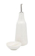 Ottawa Oil Bottle & Salt Dish Set - Calico