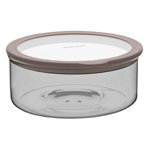 Ecology Store Round Short Barrel 1.8l - Almond Glassware Storage The Cooks Kitchen 