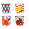 Porto Valentina Set Of 4 Mugs 300ml - Assorted