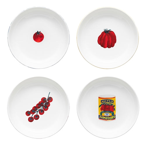 Porto Valentina Set Of 4 Pasta Bowls 21.5cm