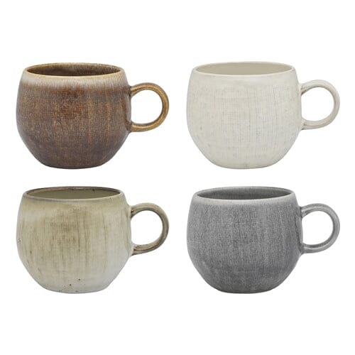 Ecology Linen Set Of 4 Mugs 330ml - Autumn Mugs - Cups & Saucers The Cooks Kitchen 