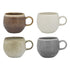 Ecology Linen Set Of 4 Mugs 330ml - Autumn Mugs - Cups & Saucers The Cooks Kitchen 