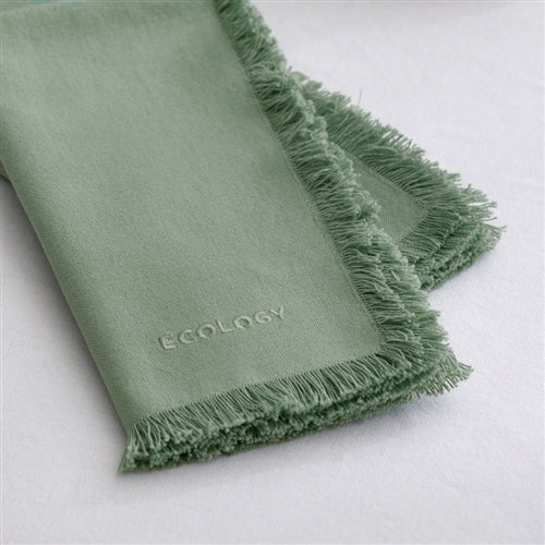 Ecology Fray Set Of 4 Napkins Midday
