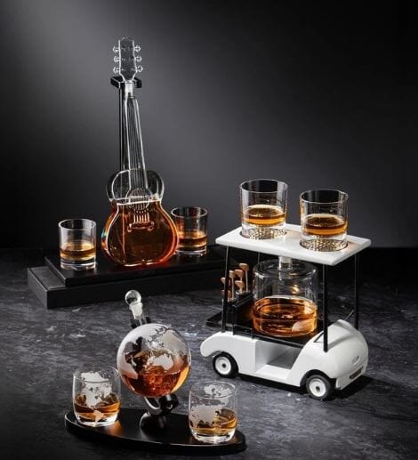 Preston Globe Whisky Set Decanters - Jugs & Carafes The Cooks Kitchen 