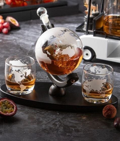 Preston Globe Whisky Set Decanters - Jugs & Carafes The Cooks Kitchen 