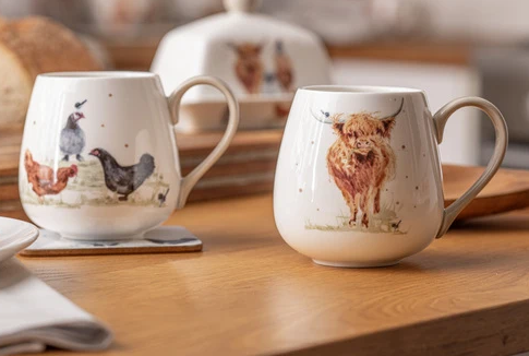 Ashdene Paddock Pals Chicken Queens Mug 450ml