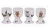 Ashdene Paddock Pals Set Of 4 Assorted Egg Cup