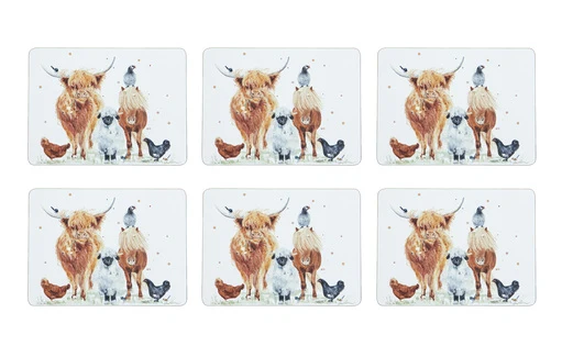 Ahdene Paddock Pals 6pk Placemats