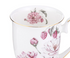 Ashdene Raspberry Rose White Footed Mug 310ml