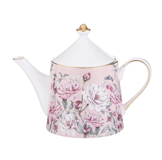 Ashdene Raspberry Rose 800ml Infuser Teapot