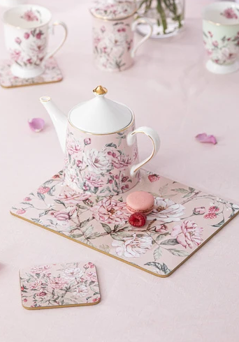 Ashdene Raspberry Rose Placemats 6pk