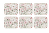 Ashdene Raspberry Rose 6pk Coasters