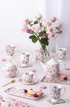 Ashdene Raspberry Rose 6pk Coasters