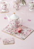 Ashdene Raspberry Rose 6pk Coasters