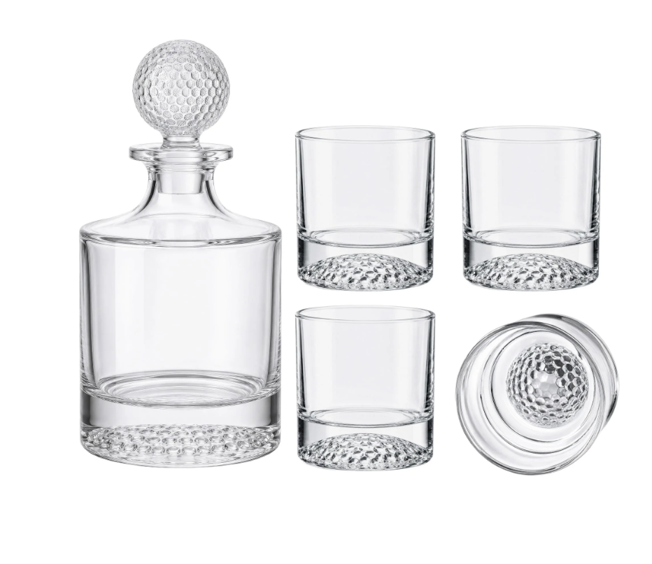 Ladelle Tempa Well Played Golf Whisky Set 5pc