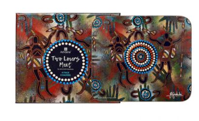 Ashdene Two Lovers Meet 4 Pk Coaster