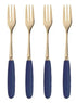 Ashdene Parisienne Navy Cake Fork Set Of 4 Cutlery Sets The Cooks Kitchen 