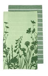 Sanctuary Kitchen Towel - Set Of 2 Floral Green