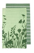 Sanctuary Kitchen Towel - Set Of 2 Floral Green Tea Towels The Cooks Kitchen 