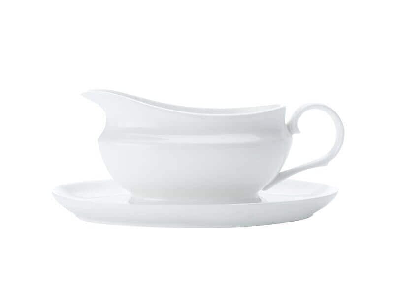 Maxwell & Williams White Basics Gravy Boat & Saucer 550ml Dinnerware Accessories The Cooks Kitchen Mandurah 