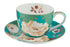 Maxwell & Williams Kimono Cup & Saucer 300ml - Teal