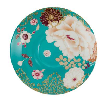 Maxwell & Williams Kimono Cup & Saucer 300ml - Teal