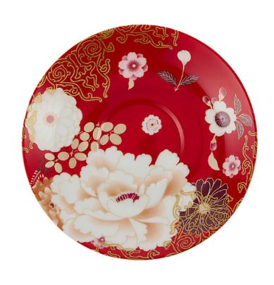 Maxwell & Williams Kimono Cup & Saucer 300ml - Red