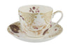 Maxwell & Williams Kimono Breakfast Cup & Saucer 480ml - White