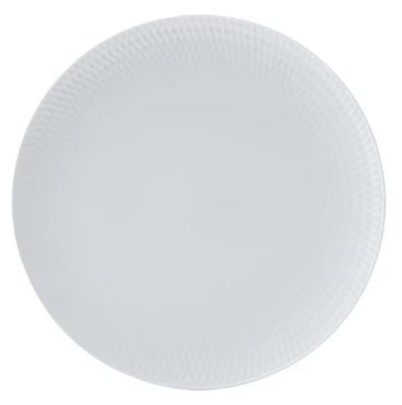 M&w White Basics Diamond Dinner Plate 27cm 