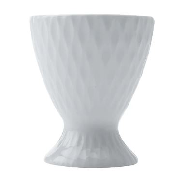 M&w White Basics Diamond Egg Cup