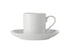 Maxwell & Williams White Basics Straight Demi Cup & Saucer 100ml Mugs - Cups & Saucers The Cooks Kitchen Mandurah 