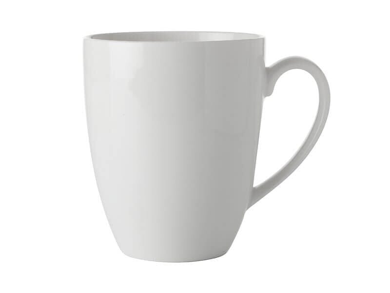 Maxwell & Williams White Basics Coupe Mug 450ml Mugs - Cups & Saucers The Cooks Kitchen Mandurah 