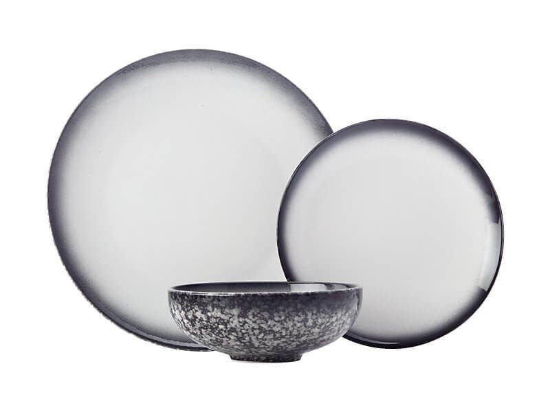 Maxwell & Williams Caviar Granite Dinner Set 12 Piece