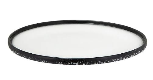 Maxwell & Williams Caviar Granite High Rim Plate 21cm