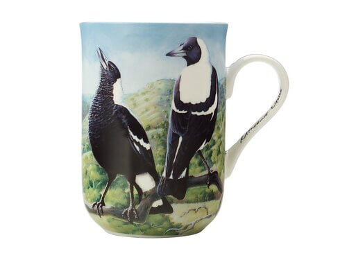 Maxwell & Williams Birds Of Australia 10th Anniversary Mug 300ml Magpie