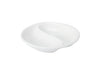 Maxwell & Williams White Basics Round Divided Sauce Dish 10cm