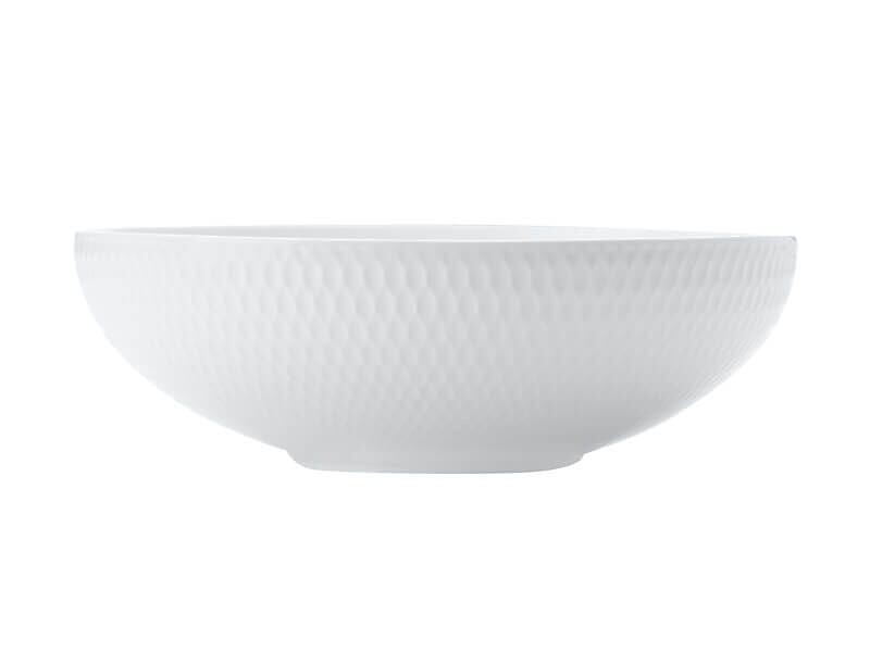 M&w White Basics Diamond Coupe Bowl 22cm Bowls The Cooks Kitchen Mandurah 