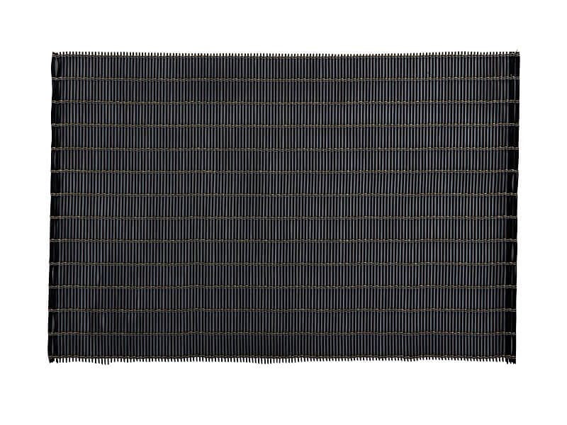 Maxwell & Williams Table Accents Lurex Bamboo Weave Placemat 45x30cm Black W/ Gold