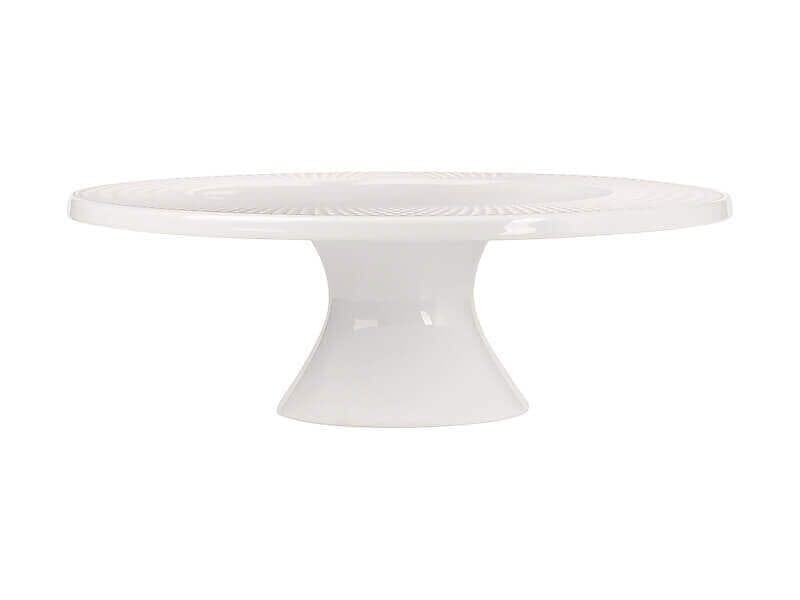 Maxwell & Williams White Basics Diamonds Footed Cake Stand 25cm Cake Stands The Cooks Kitchen Mandurah 