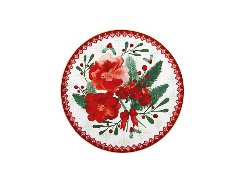 Maxwell & Williams Mistletoe Pavlova/cheese Plate 30cm Servingware The Cooks Kitchen 
