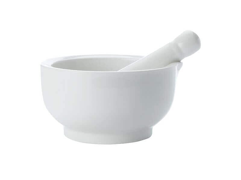 Maxwell & Williams White Basics Mortar & Pestle 12cm Mortar & Pestle The Cooks Kitchen 