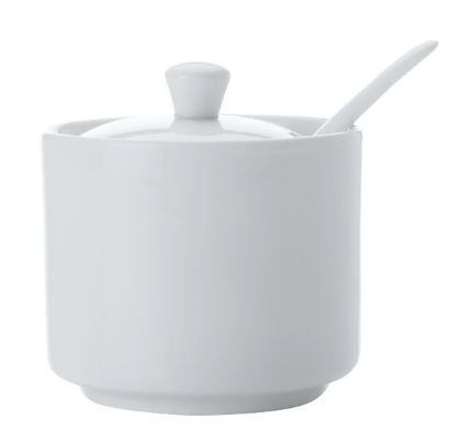 Maxwell & Williams White Basics Straight Sugar With Spoon 